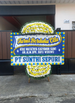 Papan Bunga Duka di Girimukti